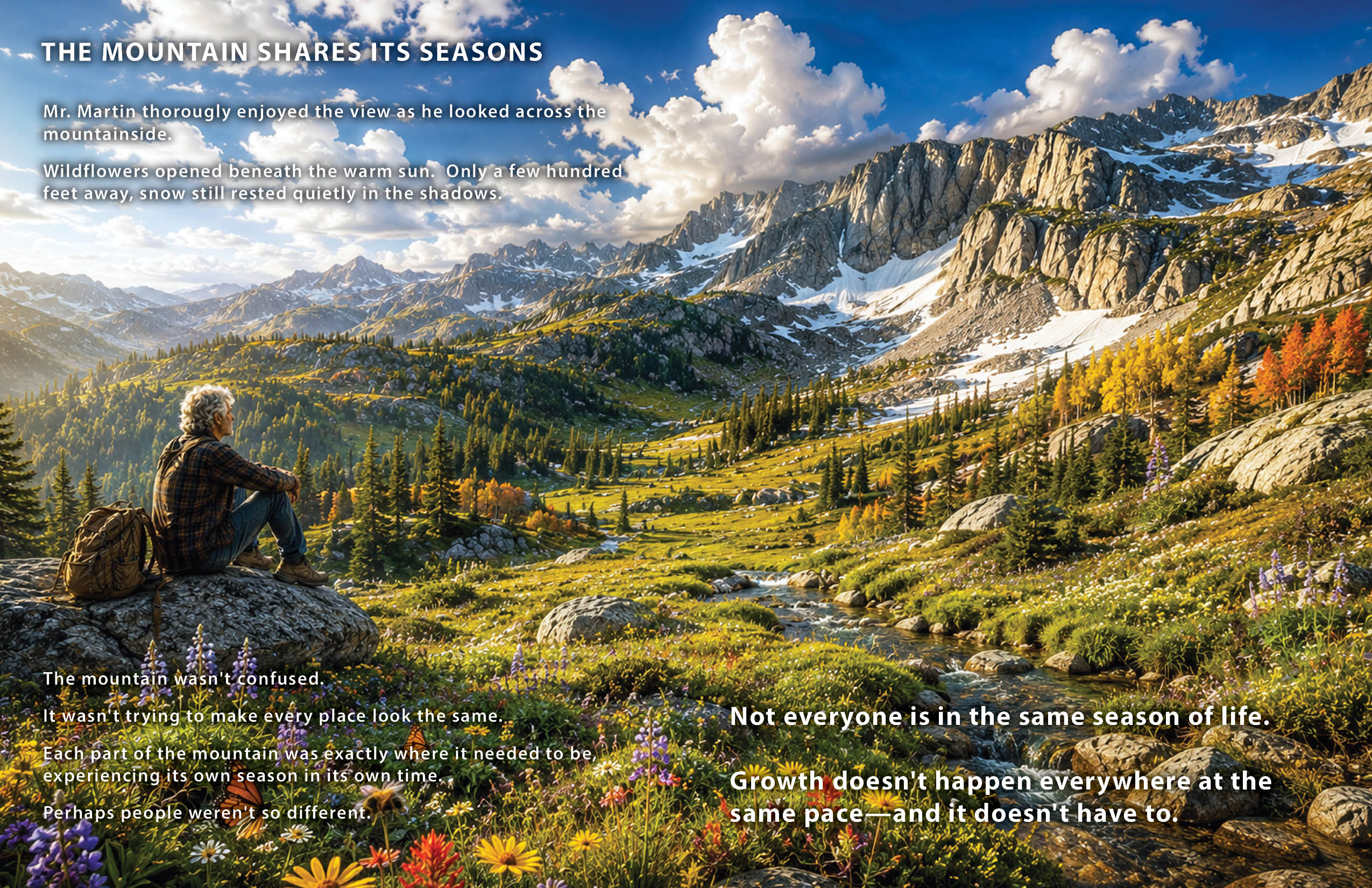 The Old Man and the Mountain — spread 5